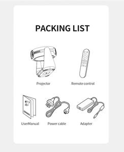 Proyector Portátil K1 1080P HD, Cine en Casa Pequeño, Camping, Aire Libre, HIFI ESTÉREO 3D Integrado, Regalo de Navidad - Product Image 4