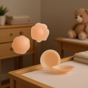 Protège-mamelons Myrva, 2 paires, en silicone, lavables, pour l'allaitement des femmes enceintes - Product Image 2