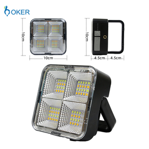 Xách tay 4 chế độ <span class=keywords><strong>LED</strong></span> ánh sáng làm việc năng lượng mặt trời USB sạc cầm tay sạc có thể điều chỉnh không dây cắm trại câu cá khẩn cấp lũ đèn - Product Image 6