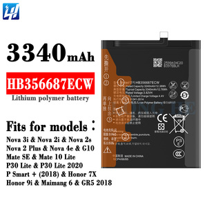 Batteries d'origine Nova 2s Nova2i <span class=keywords><strong>Honor</strong></span> 9i Maimang 6 G10 Batterie de téléphone portable pour Huawei Mate 10 <span class=keywords><strong>Lite</strong></span> - Product Image 2