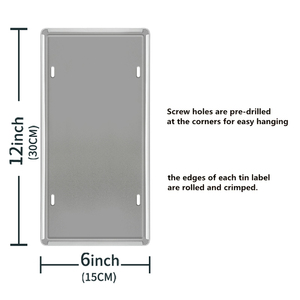 Placa de Matrícula Personalizada en Relieve Estilo Vintage, Tamaño Estadounidense, Lámina de Aluminio, Placa de Número de Auto para Decoración Automotriz - Product Image 6