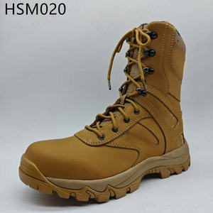 CXT, Botas Tácticas Resistentes para Terreno Montañoso, <span class=keywords><strong>de</strong></span> Cuero Nubuck Negro/Café, para Senderismo, <span class=keywords><strong>Trekking</strong></span> y Camping, Botas <span class=keywords><strong>de</strong></span> Combate para Hombre HSM020 - Product Image 3