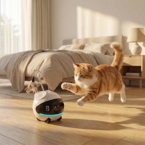 Cámara para Mascotas Portátil 4G <span class=keywords><strong>WIFI</strong></span> de Doble Modo, Lujosa, Clásica, Resistente, Reutilizable, de Plástico, con Batería, para Mascotas Pequeñas, para Sala de Estar - Product Image 1