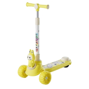 Trottinette à 3 roues pour enfants avec roues lumineuses, hauteur réglable, design pliable, lumière incluse - Cadeau de fête - Product Image 6