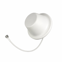 Antenne DAS large bande 2G 3G 4G 5G omnidirectionnelle à polarisation verticale pour plafond intérieur 698-3700 MHz avec connecteur N femelle