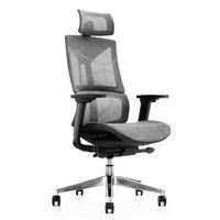 Chaise de bureau de direction à hauteur réglable en promotion avec pièces de piston et composants en aluminium