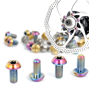สกรูไทเทเนียมอัลลอยด์เกลียวหยาบแบบ Torx M5x10 มม. หัวแฉก  ผิวเคลือบอะโนไดซ์ มาตรฐาน ISO สำหรับประกอบอุปกรณ์ - Product Image 6