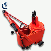 Chariot de scellement des fissures d'asphalte à poussée manuelle 30L, chauffage GPL, chariot de remplissage de joints de bitume à chaud, machine de réparation de chaussées routières