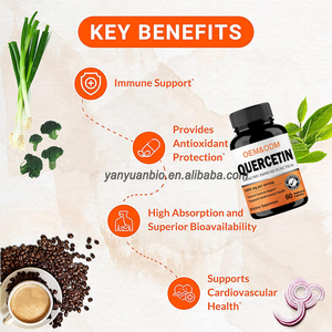 OEM Bioflavonoids solunum sağlığı bitkisel takviyeler <span class=keywords><strong>Quercetin</strong></span> özü tozu bağışıklık desteği için 60 kapsül - Product Image 3