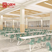 Ensemble de salle à manger MINYI BOW, design moderne, table et chaises de couleur crème, salle à manger moderne