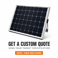 Module solaire monocristallin 800W avec un cadre en aluminium rigide et des cellules disposées en rangées sur toute la face avant