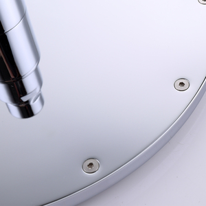 Pomme de douche ronde en laiton AMAXO 8 pouces, 10 pouces, 12 pouces, 16 pouces avec technologie Air-Mix, <span class=keywords><strong>sortie</strong></span> unique pour salle de bain et salle de douche - Product Image 6