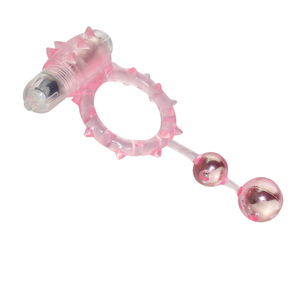 Anneau vibrant pour pénis Ball Banger, design à 2 billes, vibration ON/OFF, prolonge l'éjaculation, soutient l'érection, jouet de plaisir masculin, aphrodisiaque - Product Image 6