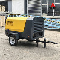 Compresor de Tornillo Diésel con Bomba, 5m³/min, 185CFM, Alta Presión 8bar, Bajo Consumo de Combustible, Portátil, Refrigerado por Aire, para Uso en Ingeniería