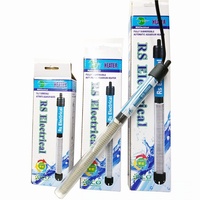 Chauffe-eau submersible pour aquarium JSD 25W 220V en verre de quartz, tige chauffante pour aquarium, thermostat rotatif réglable avec manchon de protection