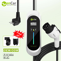 Station de recharge pour véhicules électriques 16A Zencar 3,6 kW, recharge EV GBT portable, personnalisation OEM ODM, prix raisonnable, charge de voiture