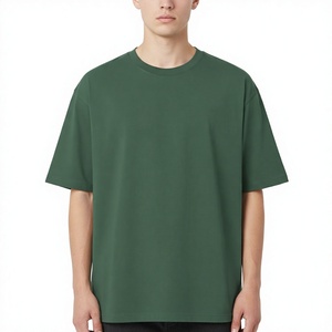 T-shirt unisexe surdimensionné de haute qualité 100% coton 260 grammes, logo personnalisé, tricoté lourd, taille surdimensionnée - Product Image 1
