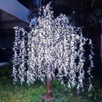 LED Willow Tree Motiv Beleuchtung für Weihnachten Halloween Neujahr Dekor Park Street Landschaft Blumen baum Licht für Resort