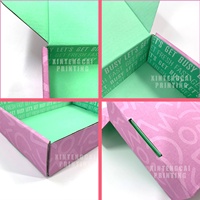 Boîte d'Expédition et d'Emballage Écologique E-commerce Minimaliste Naturel avec Logo Personnalisé, Bande Adhésive Déchirable pour Envoi Postal