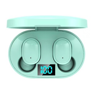 Omgo đại lý e6s TWS Earbuds mini không dây <span class=keywords><strong>Bluetooth</strong></span> Tai nghe mic cho thể thao chơi game Macaron màu Earbuds LED hiển thị kỹ thuật số - Product Image 2
