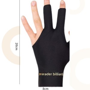 Guanto da Biliardo Xinyi a Tre Dita con Estensione Triangolare, in Nylon Antiscivolo, Alta Elasticità, per Mano Sinistra, Taglia XL, Unisex - Product Image 5