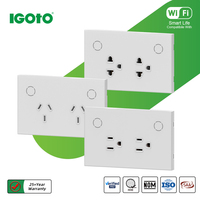 Interruptor de Luz Inteligente WiFi IGOTO, Estándar Australiano, Compatible con Tuya, Fabricante OEM