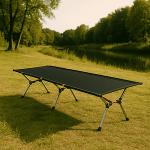 Construction robuste toutes saisons idéale pour les randonneurs et les aventuriers lit de camping pliant ultraléger - Product Image 1