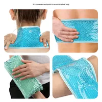 Pack de gel chaud/froid double face pour la rééducation et le soulagement des douleurs au cou, aux épaules et à la taille - Collection Foot