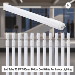 Tubo LED T5 9W 550mm 900lm Bianco Freddo per Illuminazione Interna - Product Image 3
