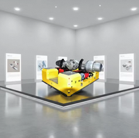 Robot AGV Pengangkut Berat 3 Ton Buatan China dengan Navigasi Strip Magnetik dan Penghindaran Rintangan Laser