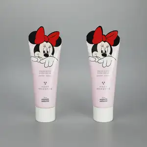 Mignon 65g cosmétique en aluminium en plastique chaussures tube de crème pour les mains spécial étanchéité ABL tube avec queue en forme d'animal lotion crème pour le visage