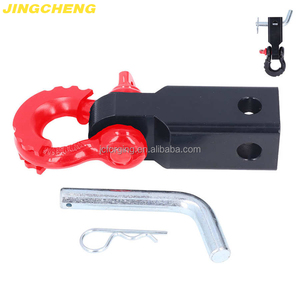 Sartiame <span class=keywords><strong>gancio</strong></span> di <span class=keywords><strong>traino</strong></span> ricevitore a vite zincato perno D grillo forgiato arco grillo pesante fuori strada tirante rosso Made in China - Product Image 3