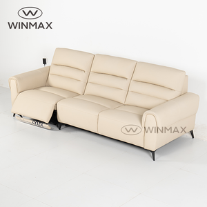 Fauteuil inclinable moderne de luxe en cuir véritable 3/4 places, idéal pour villa, salon, hôtel WINMAX, garantie 1 an G227 - Product Image 4