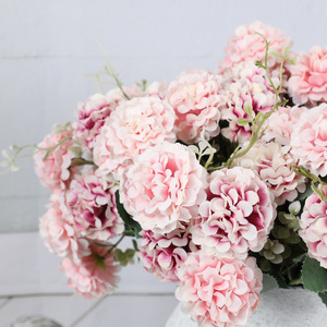 Bouquet di Fiori Artificiali Realistici, <span class=keywords><strong>Margherite</strong></span> a Globo per Decorazioni, Decorazioni Artificiali per Matrimoni e Casa, Arredo Floreale - Product Image 5