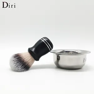 Дири, лидер продаж, Мужская Косметическая синтетическая щетка для бритья бороды с металлической ручкой