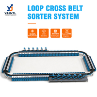 Ligne de tri de colis en entrepôt / Machine de tri logistique automatique pour centre de distribution express