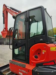 Kubota a utilisé le prix des mini excavatrices japonaises KX155 KX163 kx165 pelleteuse d'occasion japonaise avec epa ce kubota 5 tonnes 6 tonnes à vendre - Product Image 3