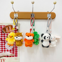 Porte-clés en peluche animal mignon et parfumé, breloque de sac d'aromathérapie douce perlée pour les commandes en gros de magasins de cadeaux et importateurs
