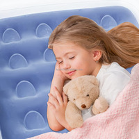 Lit gonflable de voyage de bébé d'enfant en bas âge d'OEM ODM avec des pare-chocs de sécurité