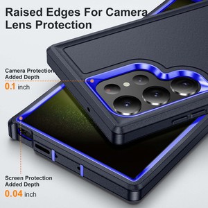 Nuova <span class=keywords><strong>Cover</strong></span> Ibrida <span class=keywords><strong>3</strong></span> in 1 con Paraurti per Samsung S23 S24 S25 S26 Ultra - Product Image 6