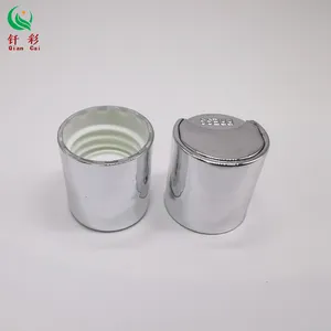 Venta caliente 250ml 300ml botella cosmética de plástico para apretar 20/410 24/410 28/410 tapa superior de disco de aluminio