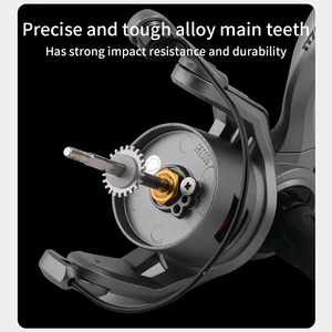 100% Abu Garcia Max X6000 5.2 389g 4 + 1B Trọng lượng nhẹ Graphite cơ thể quay câu cá - Product Image 3