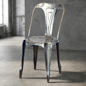Industrial & Traditional Eco-Friendly <b>Dining</b> <b>Chair</b> with <b>Plastic</b> & Indian Iron Metal Feet for Home Hotel & Apartment Use - Product Image 3