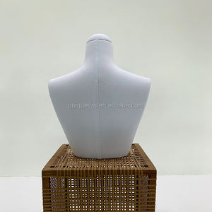 Maniquí de Exhibición de Ropa Interior <span class=keywords><strong>Barato</strong></span> Personalizado ABS Parte Superior del Cuerpo Lencería Cubierta de Tela Pantalla Torso - Product Image 4
