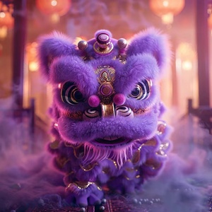 การแสดงขบวนแห่ในงานเทศกาล กลอง ฆ้อง ระฆัง ของประกอบการแสดง สำหรับผู้ใหญ่และเด็ก ชุดหัวสิงโตจีนแบบดั้งเดิมสั่งทำพิเศษ - Product Image 6