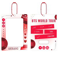 KPOP Bangtan Boys 2026 World Tour AIRRANG Porte-clés photo numérique en acrylique Motif dessin animé Cadeau pour les fans de Kpop