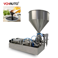 Machine de remplissage durable à double buse pour sachets de sauce, miel, pâte de tomate, ketchup et mayonnaise