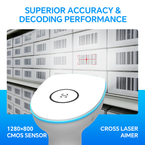 Lecteur de codes-barres 2D sans fil NETUM HS3250 avec base de charge, <span class=keywords><strong>Bluetooth</strong></span> 2.4G, USB, lecteur de codes <span class=keywords><strong>QR</strong></span> pour les points de vente et les entrepôts - Product Image 4