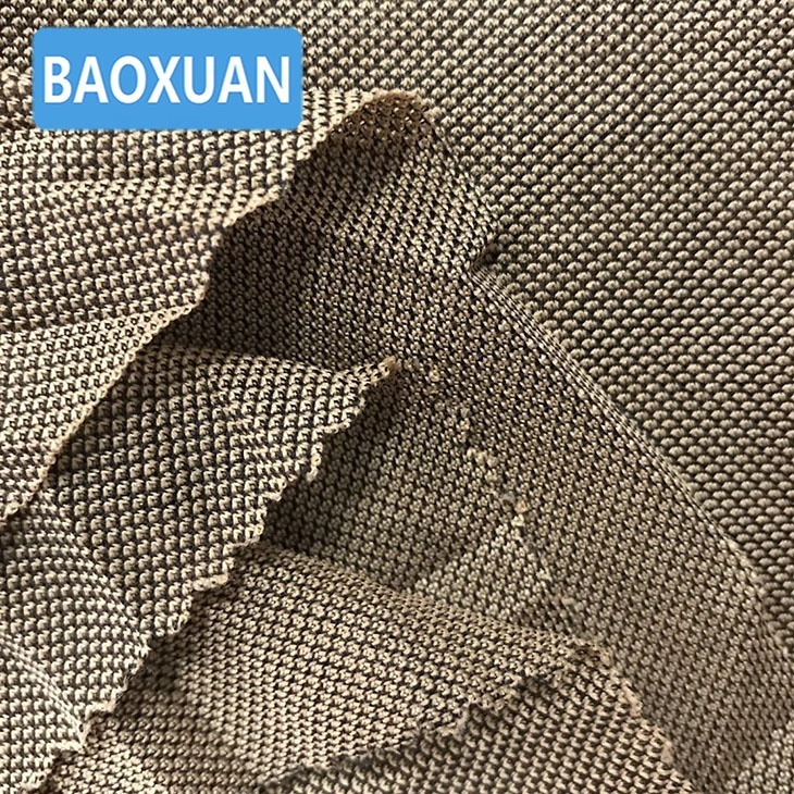 Shaoxing textile le plus populaire pas cher forte fantaisie tricot polyester tissu piqué