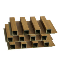 Panneaux muraux ignifuges en WPC SPC avec grain de bois PVC pour la décoration murale et les applications de divertissement